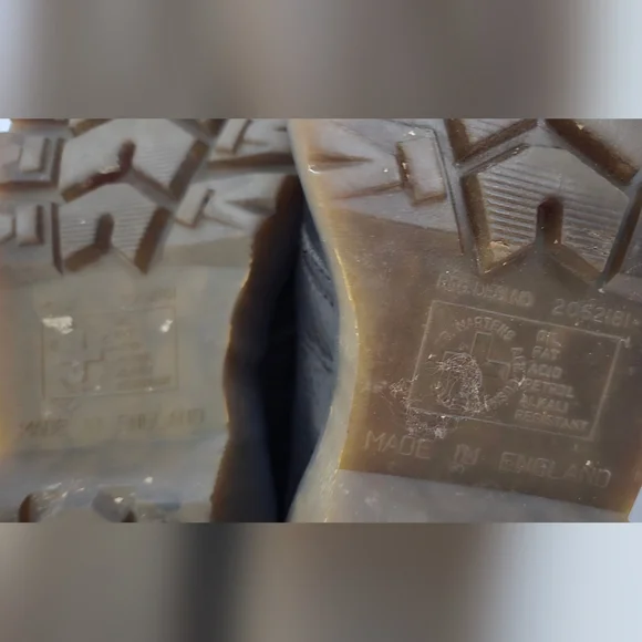 Dr. Martens Black Leather Shoes with Distinctive Silver Buckle - Picture 8 of 9